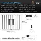 IONFRAME EVO10, Samsung LM301H EVO LED Grow Light, 1000W, 5x5 ft.