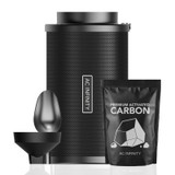 Nachfüllbares Aktivkohlefilter-Kit Ø 20 cm mit zusätzlicher Nachfüllpackung, Geruchsneutralisierender Air Scrubber für Ø 20 cm Inline-Ventilator und Schlauchsystem, Wiederverwendbarer Aktivkohlefilter für Grow Tent, Grow Room & Hydroponik Nachfüllbares Aktivkohlefilter-Kit Ø 20 cm mit zusätzlicher Nachfüllpackung, Geruchsneutralisierender Air Scrubber für Ø 20 cm Inline-Ventilator und Schlauchsystem, Wiederverwendbarer Aktivkohlefilter für Grow Tent, Grow Room & Hydroponik