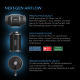 AI Grow Zelt-System PRO 120x120x200