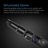 Hydroponic Meter PRO Kit, All-in-One pH Pen, Interchangeable Probe
