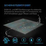 SUNCORE H3, Heizmatte für Keimlinge 25,4 cm x 52,7 cm mit Digitalanzeige-Controller für exakte Wärmeregelung, wasserdichte Heizmatte für Indoor Gardening, Hydrokultur, Keimung, Klonen