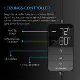 SUNCORE H3, Heizmatte für Keimlinge 25,4 cm x 52,7 cm mit Digitalanzeige-Controller für exakte Wärmeregelung, wasserdichte Heizmatte für Indoor Gardening, Hydrokultur, Keimung, Klonen