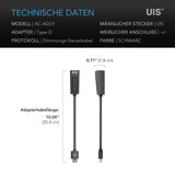 UIS Beleuchtungsadapter Typ-D, für LED-Grow-Lampen mit Dimmer-Steuerkabel-Treibern