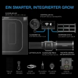 Komplettes 2-Pflanzen Grow Zelt System mit dynamischer KI-Steuerung. WiFi-integrierte Belüftung, Umluft, Full Spectrum EVO Lights und nachfüllbarer Filter.
