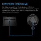 AC Infinity UIS Controller zu Gerät Kabel für Controller 69 PRO und PRO+, Male zu Male, 3 Meter Verbindungsverlängerungskabel, Funktioniert mit CLOUDRAY, CLOUDLINE, IONFRAME, CLOUDFORGE und mehr