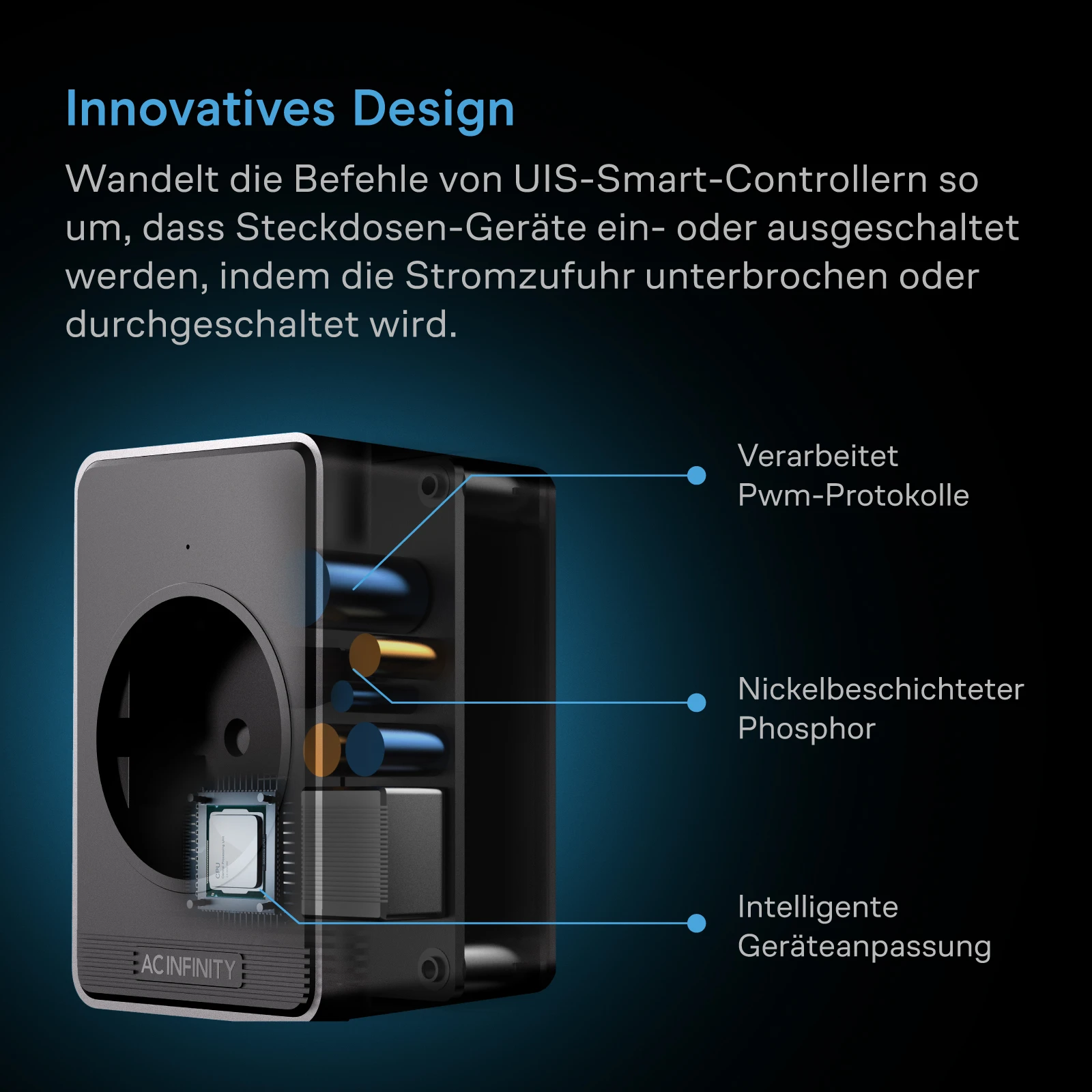 UIS Control Plug, für netzbetriebene Geräte | AC Infinity