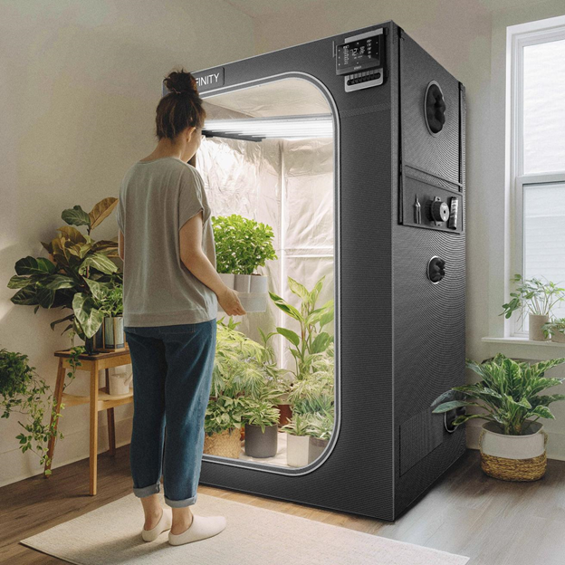 Luftfeuchtigkeit und Pflanzenpflege mit Growzelt-Komplettsets
