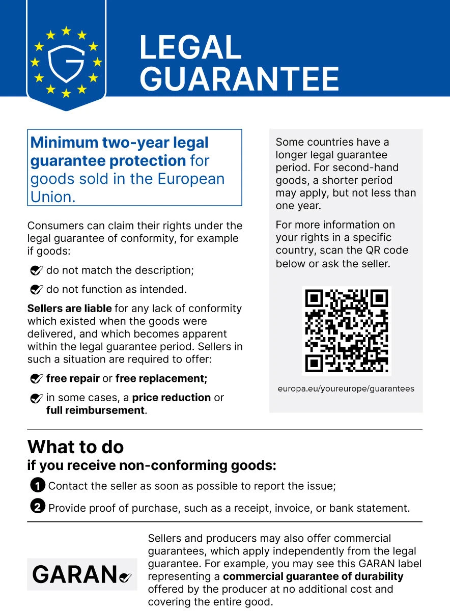Legal guarantee