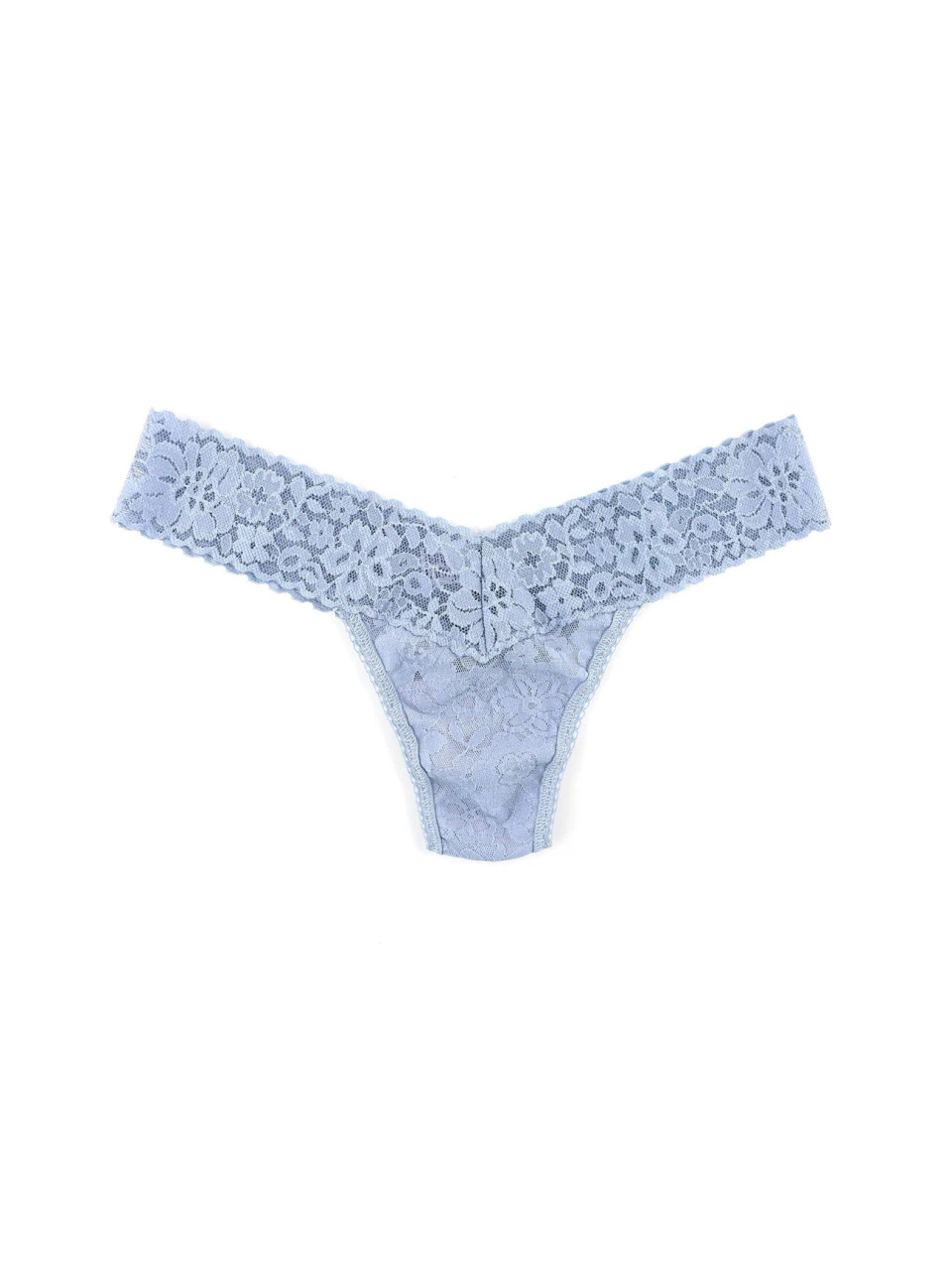 Hanky Panky Daily Lace Low Rise Thong, Grey Mist - Monkee's