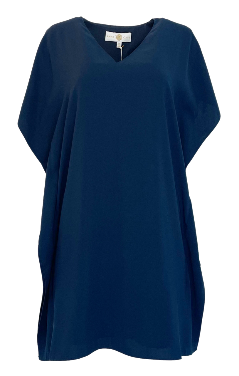 Anna Cate Eva V-Neck Dress, Navy - Monkee's of Mount Pleasant