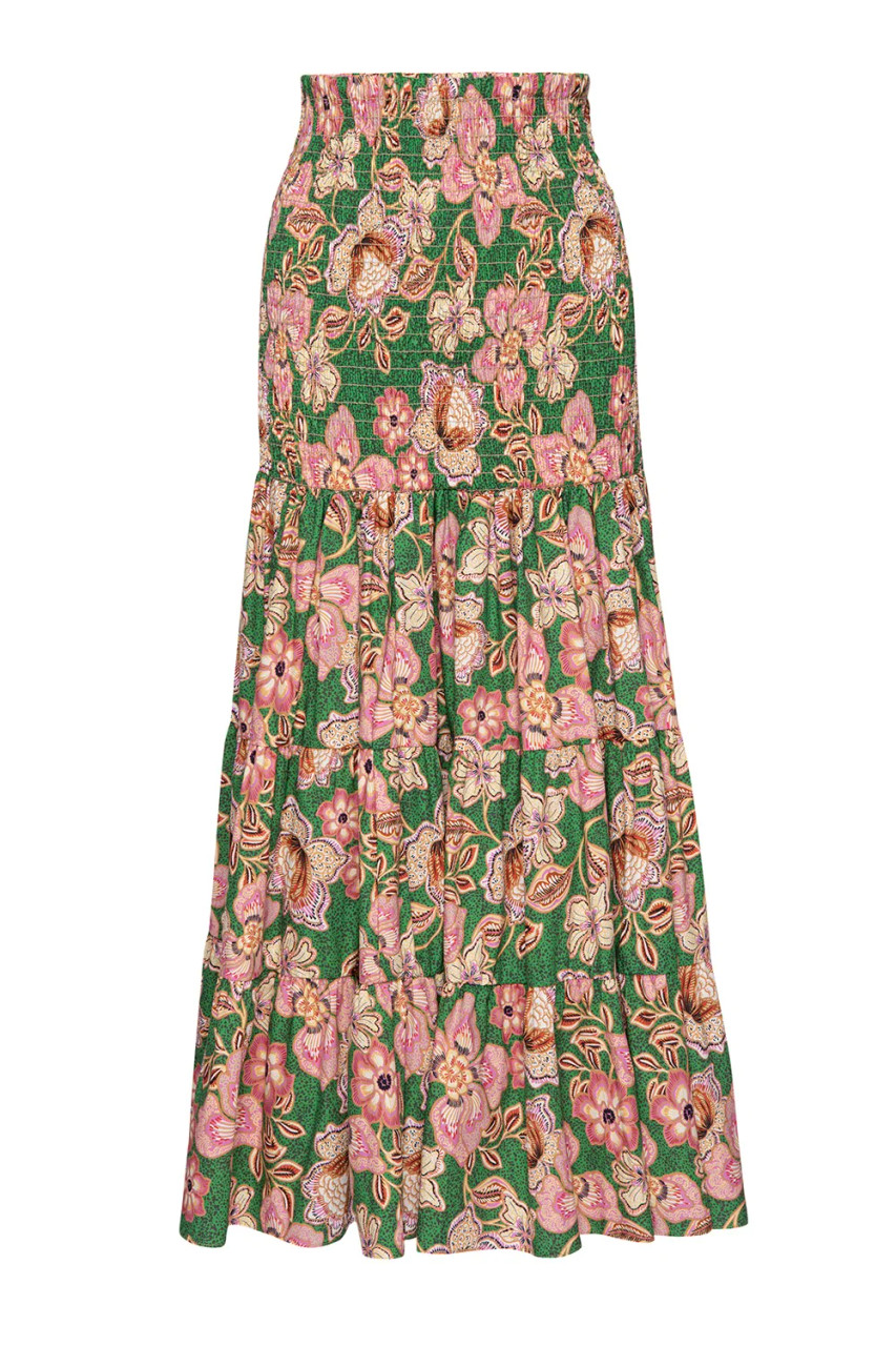 Misa Lola Convertible Skirt, Kelly Blossoms - Monkee's of Mount Pleasant