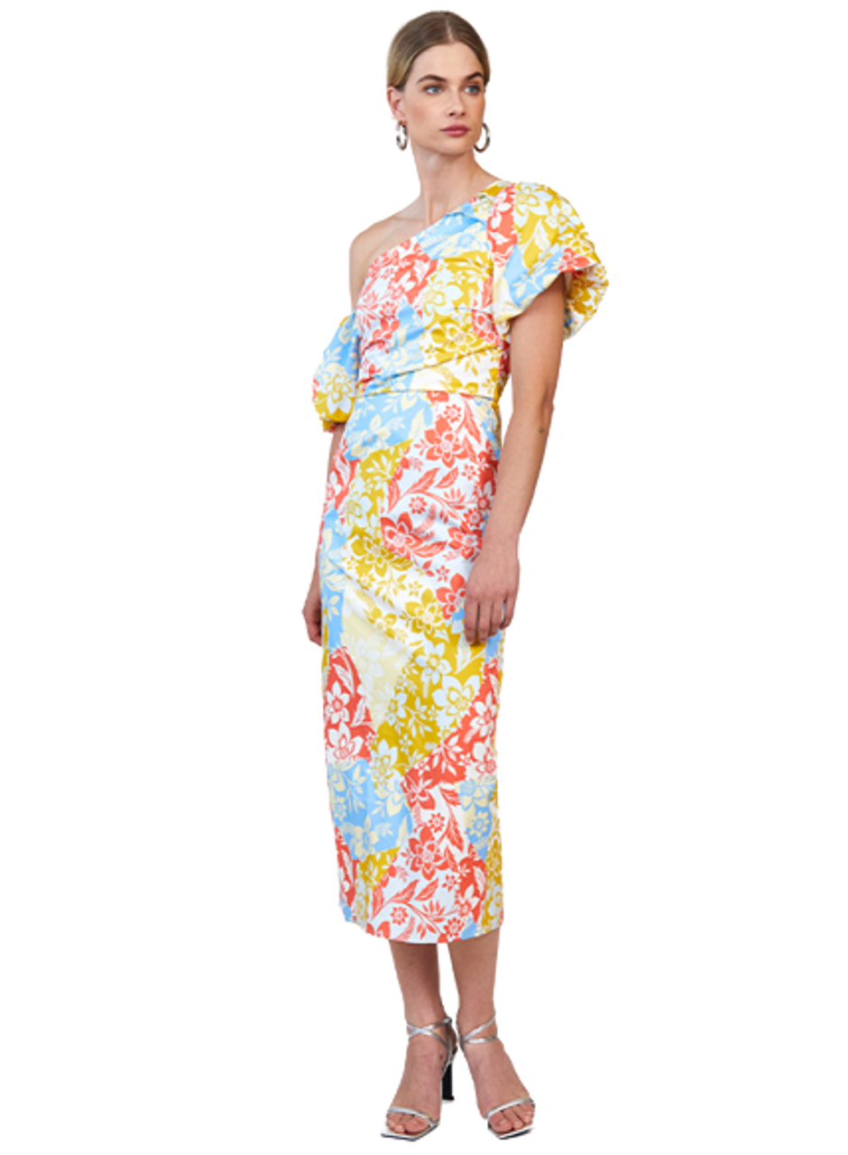 Hunter Bell Margot Dress, Flower Patchwork - Monkee's of Mount Pleasant