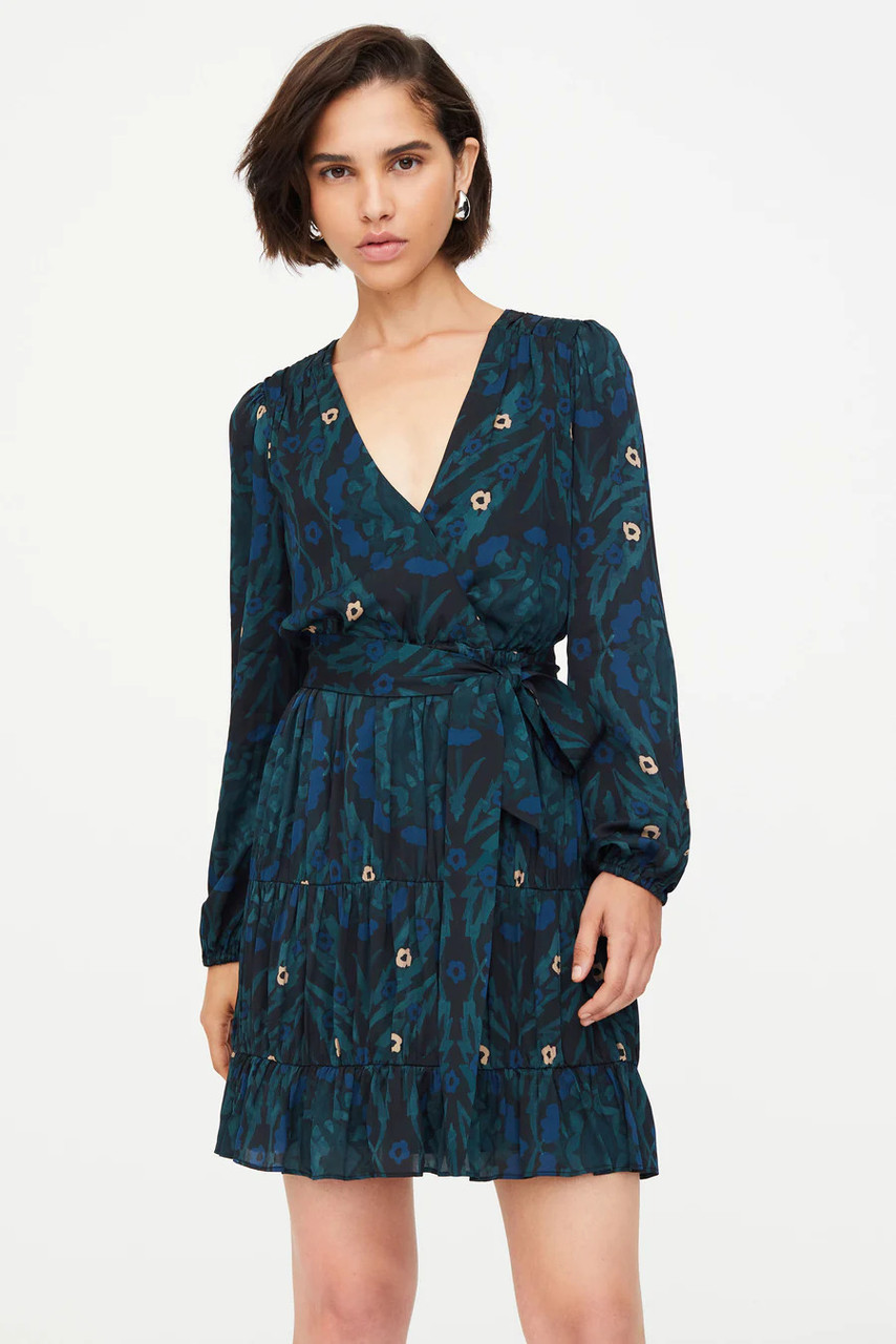 Marie Oliver Mila Dress, Midnight Trellis - Monkee's of Mount Pleasant