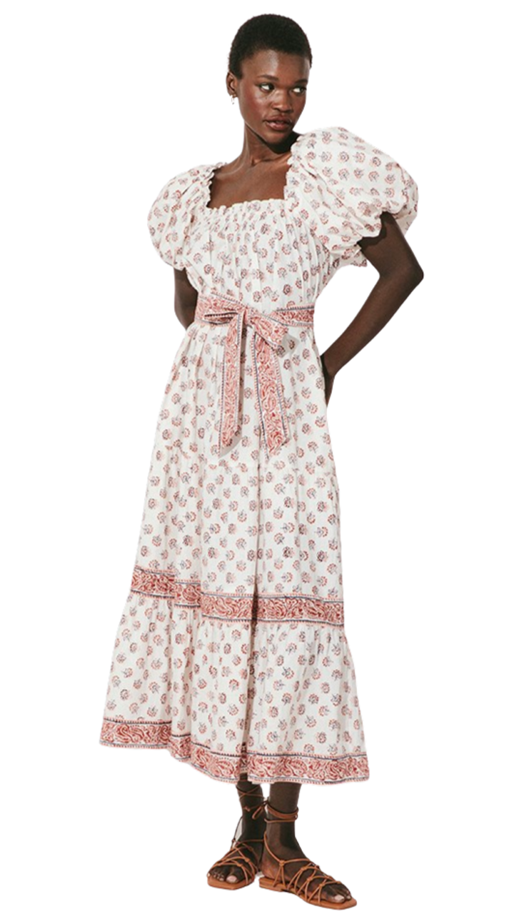 Cleobella Elisa Midi Dress, Belize Blossom - Monkee's of Mount Pleasant
