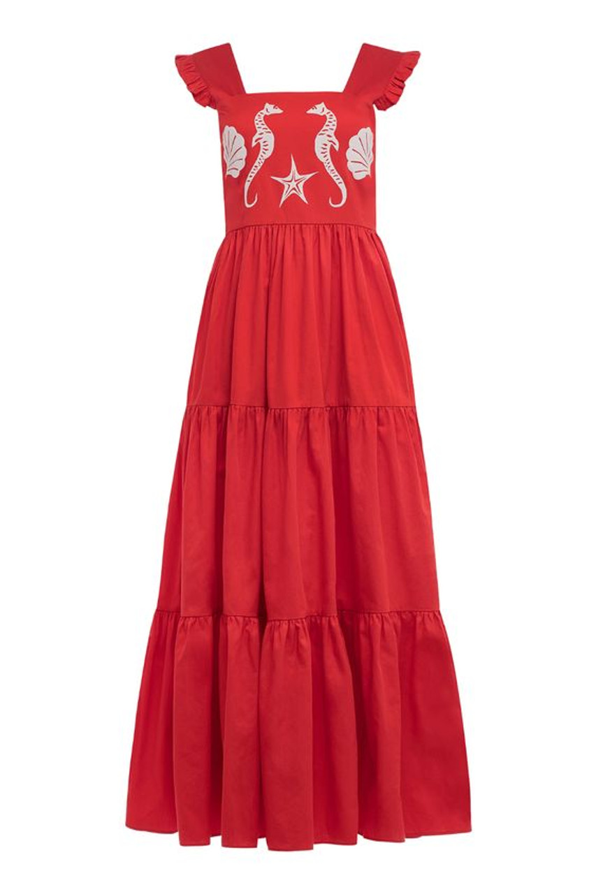 Carolina K Kuna Dress Red Monkee s of Mount Pleasant