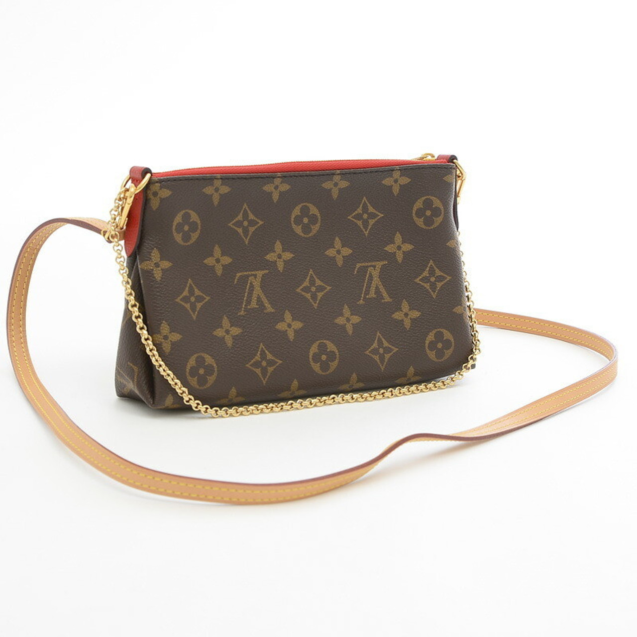 LOUIS VUITTON Monogram Canvas Pallas Clutch Crossbody Review