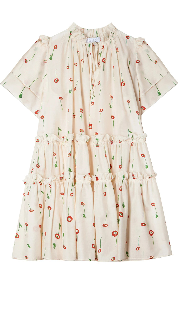 Hunter Bell Merritt Dress, Abstract Floral - Monkee's of Mount Pleasant