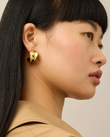 Jenny Bird Chunky Doune Hoop, High Polish Gold Jenny Bird Chunky Doune Hoop, High Polish Gold