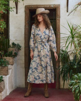 The Great The Pampas Dress, Indigo Floral The Great The Pampas Dress, Indigo Floral