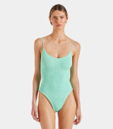 Hunza G Pamela One Piece, Metallic Mint
