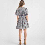 Pink Chicken Valentina Dress, Blue Paisley