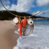 TS Asha Madaket Fish Charm, Coral