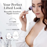 Nippies Skin Adhesive Nipple Covers with Lifting Tab, Caramel