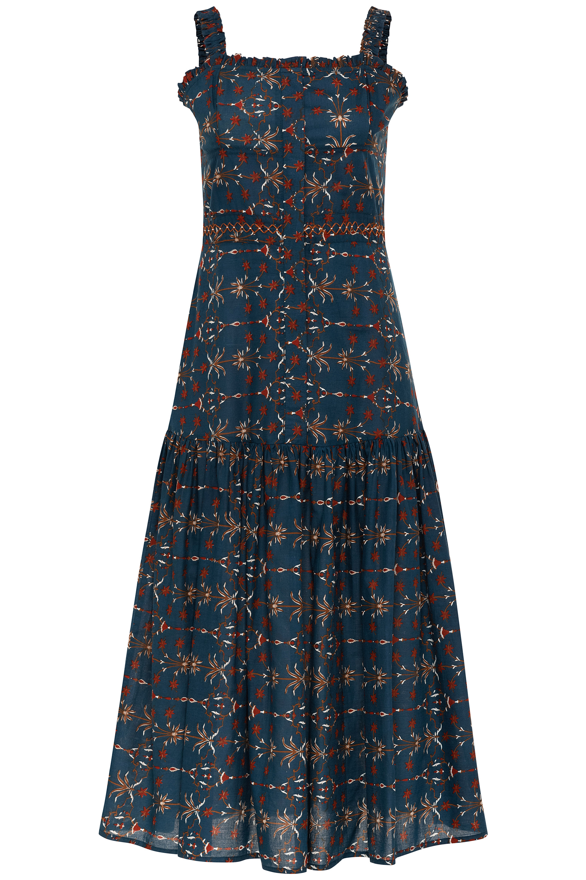 Anna Cate Sophie Dress, Navy Firework - Monkee's of Mount Pleasant