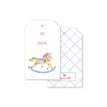 Dogwood Hill Gift Tags, Rocking Horse