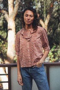 Trovata Jill Blouse, Rosewood Ditsy Trovata Jill Blouse, Rosewood Ditsy
