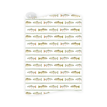 Dogwood Hill Fly Fishing Trout Wrapping Paper Roll 