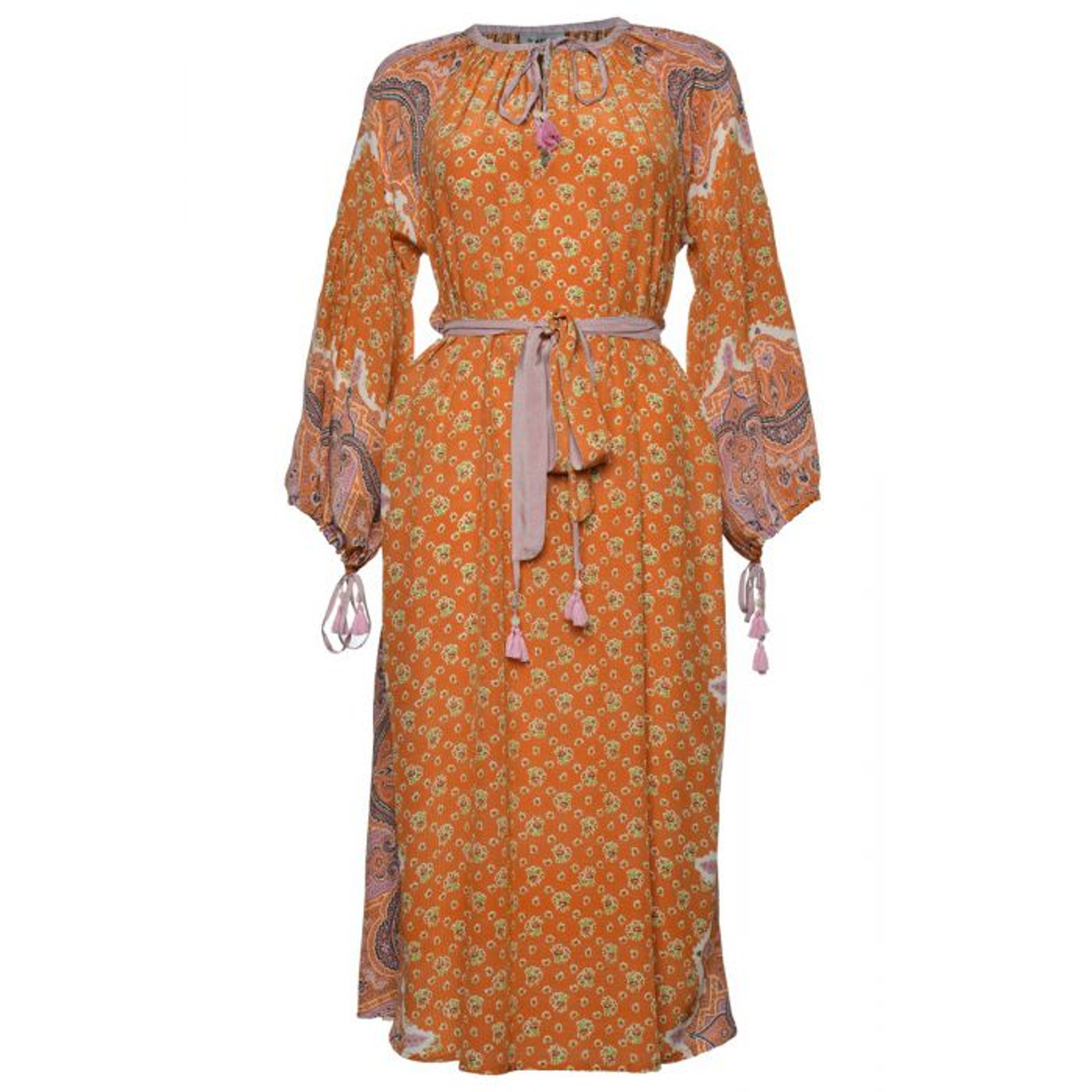 D'Ascoli Lena Dress, Tangerine - Monkee's of Mount Pleasant