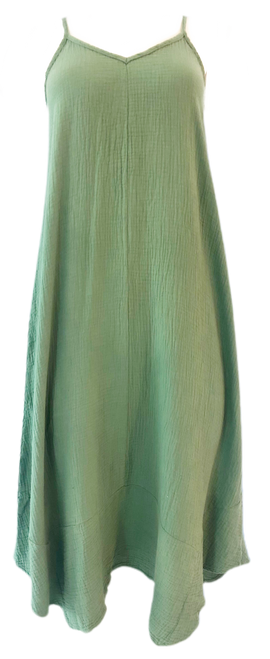 Bobi Handkerchief Maxi Dress, Vine 