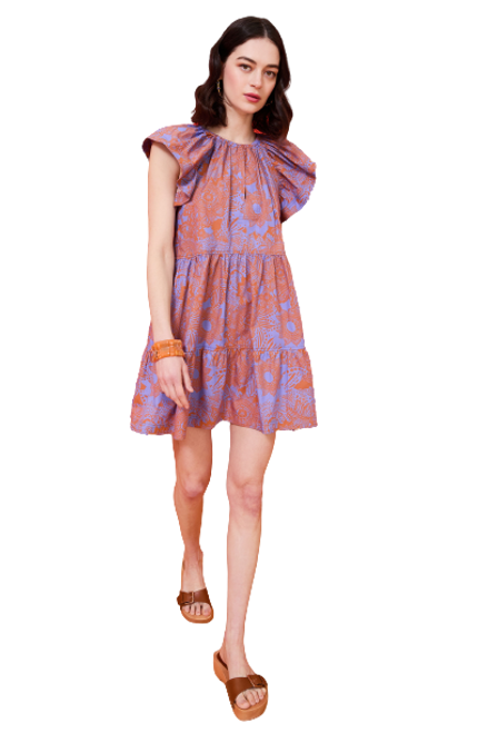 Marie Oliver Kara Dress, Amber Blossom 