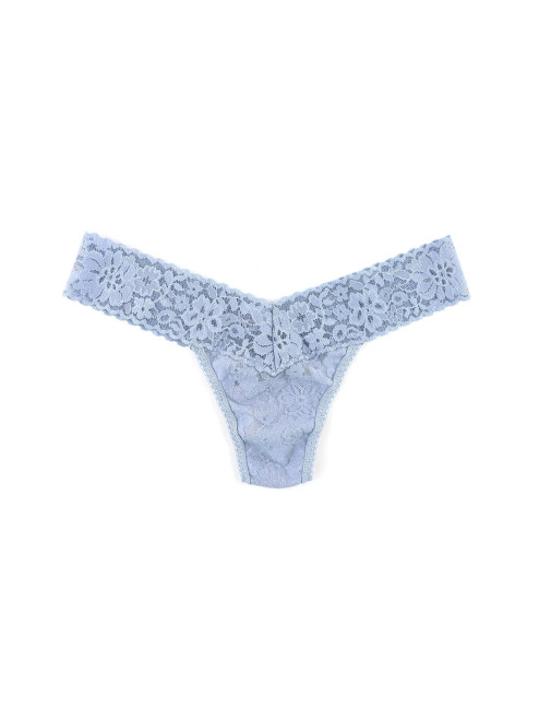 Hanky Panky Daily Lace Low Rise Thong, Grey Mist
