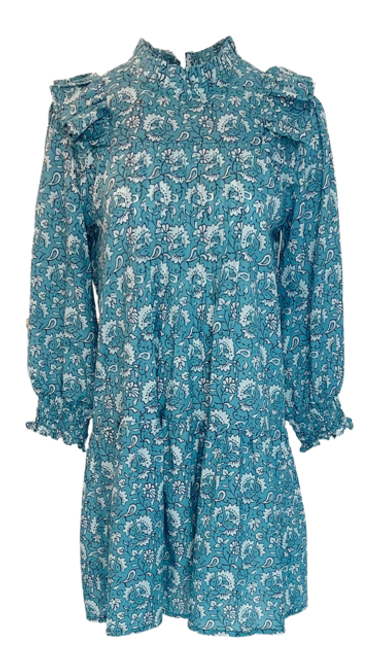 Grace Holiday Molly Dress, Teal Valley