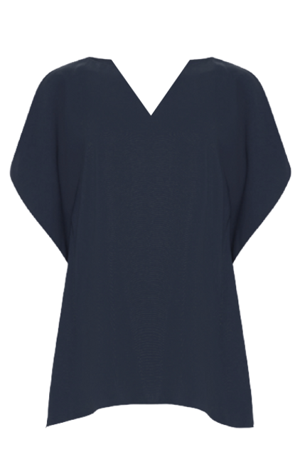 Anna Cate Victoria V-Neck Top, Navy