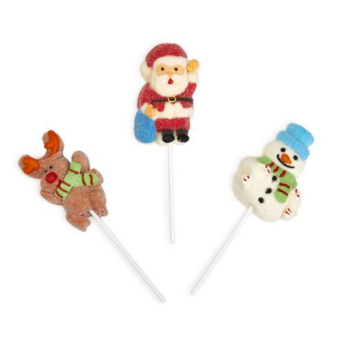 Two's Company Holiday Treat Lollipop, Snowman