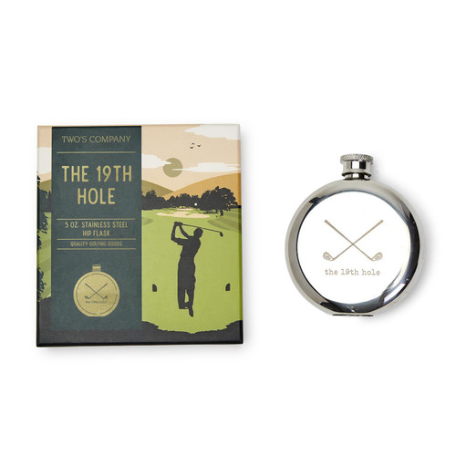 Two's Company 19th Hole Golf Flask