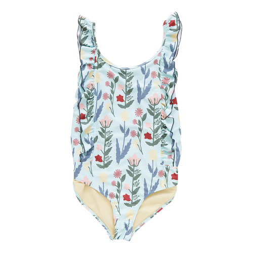 Pink Chicken Katniss Swimsuit, Paper Floral 