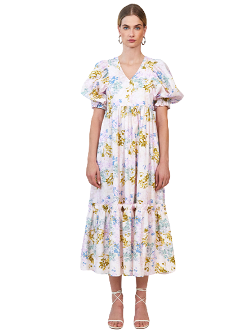 Hunter Bell Palmer Dress, Iris Bloom