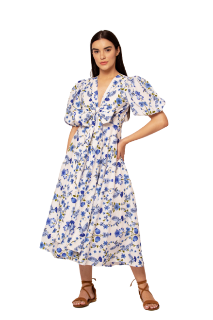 Beyond by Vera Lola Dress, Blue Veranda