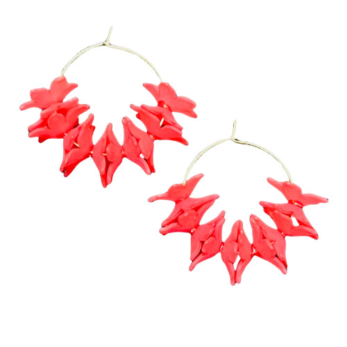 Holst & Lee Bouquet Earrings, Red