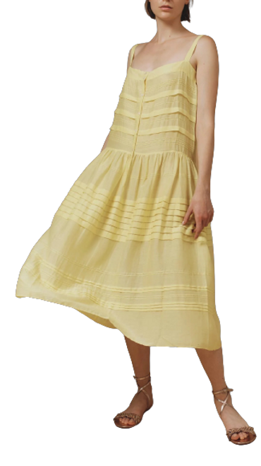 Thierry Colson Zafiria Dress, Lemon