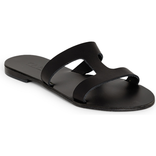 Kayu Santorini Sandal, Black