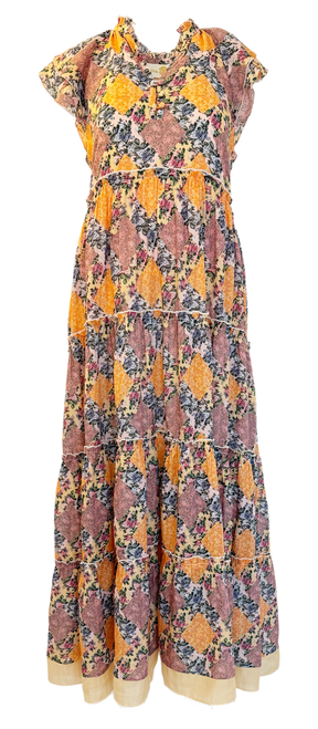 Anna Cate Louisa Maxi, Peach Sunset