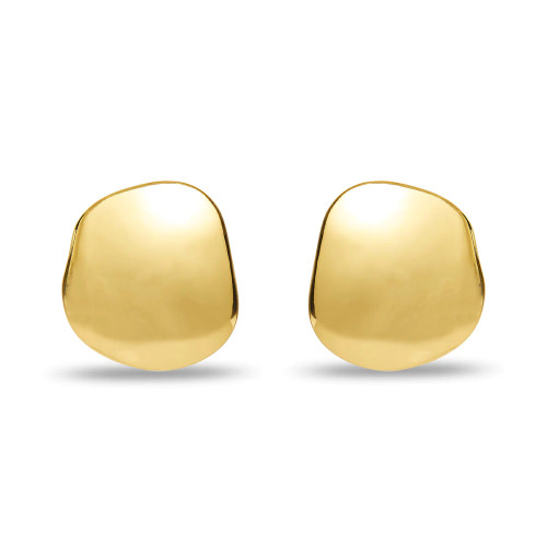 Lele Sadoughi Discus Button Earrings, Gold