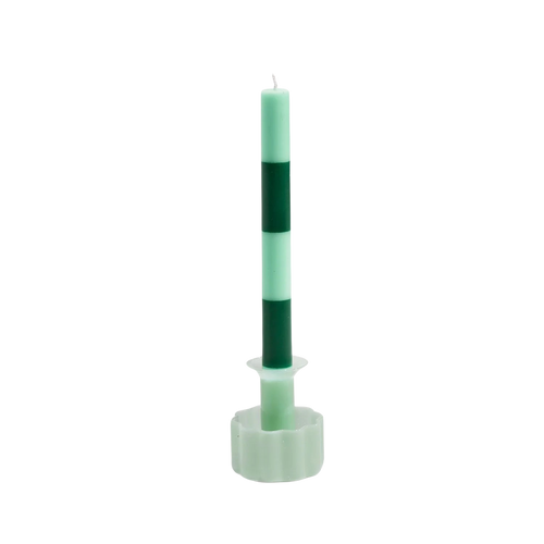 Fazeek Wave Candle Holder, Jade