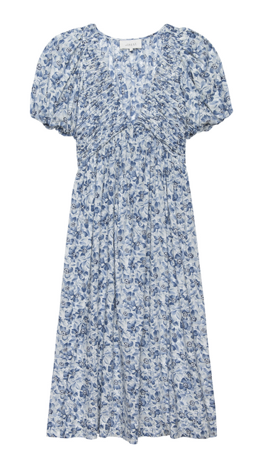 The Great Gallery Dress, Light Sky Pressed Floral 