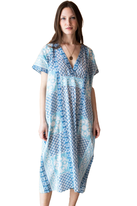 Emerson Fry Daughters Caftan, Dark Blue